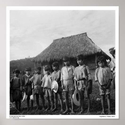 Tzotzil Maya ~ Magdalenas, Chiapas, Mexico Poster (Voorkant)