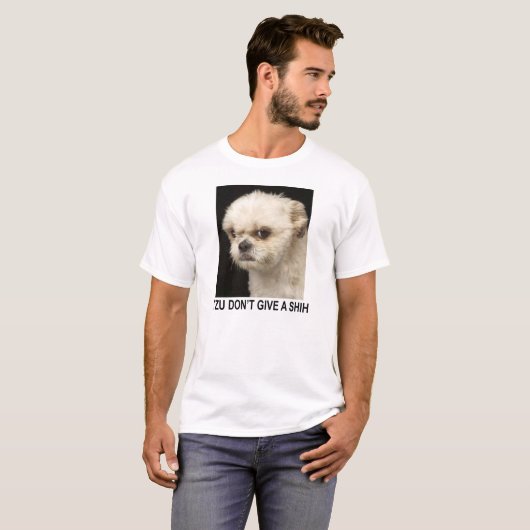 TZU GEEFT GEEN SHIH T-SHIRT (Voorkant volledig)