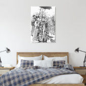 Tz'u Hsi (1835-1908) Empress Dowager of China, c.1 Canvas Afdruk (Insitu (Slaapkamer))