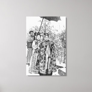 Tz'u Hsi (1835-1908) Empress Dowager of China, c.1 Canvas Afdruk