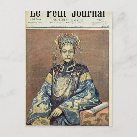 Tz'U-Hsi Empress Dowager van China Briefkaart (Voorkant)