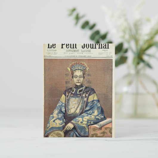 Tz'U-Hsi Empress Dowager van China Briefkaart (Staand voorkant)