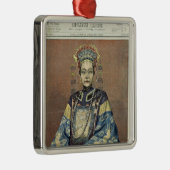 Tz'U-Hsi Empress Dowager van China Metalen Ornament (Rechts)