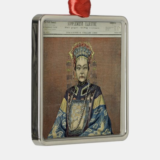 Tz'U-Hsi Empress Dowager van China Metalen Ornament (Rechts)