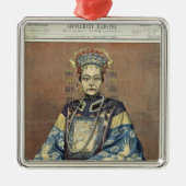 Tz'U-Hsi Empress Dowager van China Metalen Ornament (Voorkant)