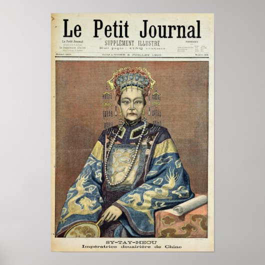 Tz'U-Hsi Empress Dowager van China Poster (Voorkant)