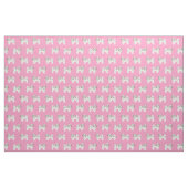 tzu schattige hond roze stof (Fat Quarter)