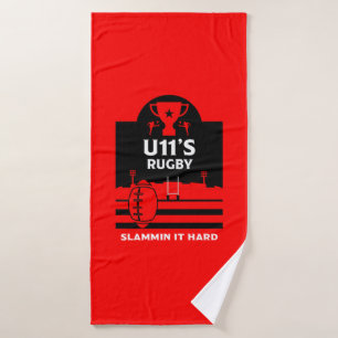 U11 Junior Rugby-spelers Badhanddoek