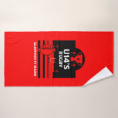 U14 Junior Rugby-spelers Badhanddoek (Badhanddoek)