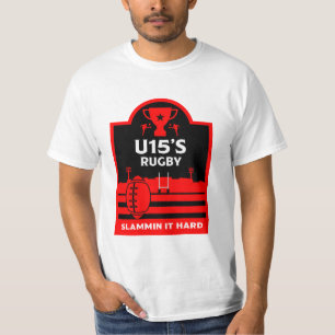 U15 Junior Rugby-spelers T-Shirt
