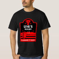 U16 Junior Rugby-spelers T-Shirt