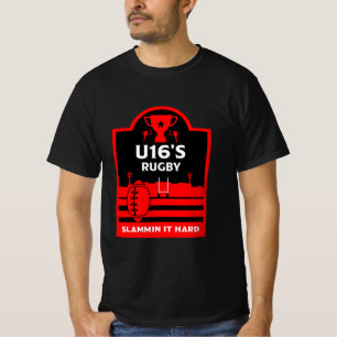 U16 Junior Rugby-spelers T-Shirt