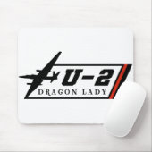 U2 Dragon Lady spionage Muismat (Met muis)