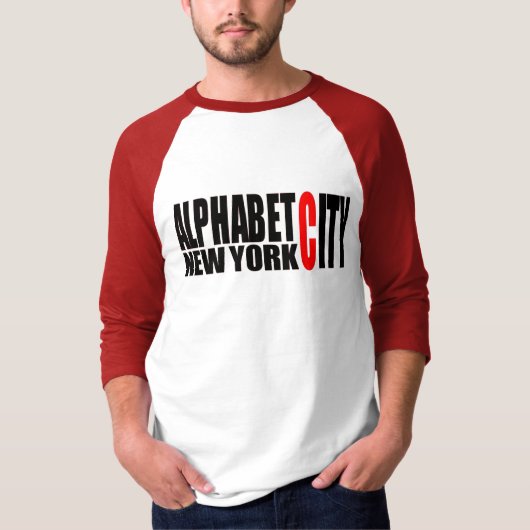 U59 Alphabet City NYC-Shirt T-shirt (Voorkant)