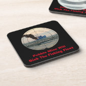 U-29 - Stop met pekelmijn Drankjes Onderzetter (Linkerzijde)