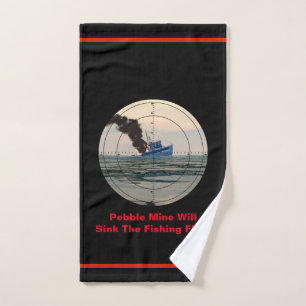 U-29 - Stop met pekelmijn Handdoek