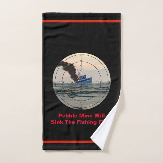 U-29 - Stop met pekelmijn Handdoek (Handdoek)