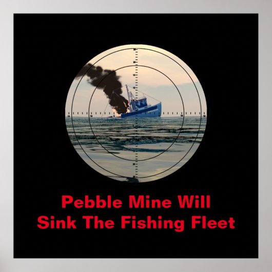 U-29 - Stop met pekelmijn Poster (Voorkant)