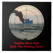 U-29 - Stop met pekelmijn Tegeltje (Voorkant)