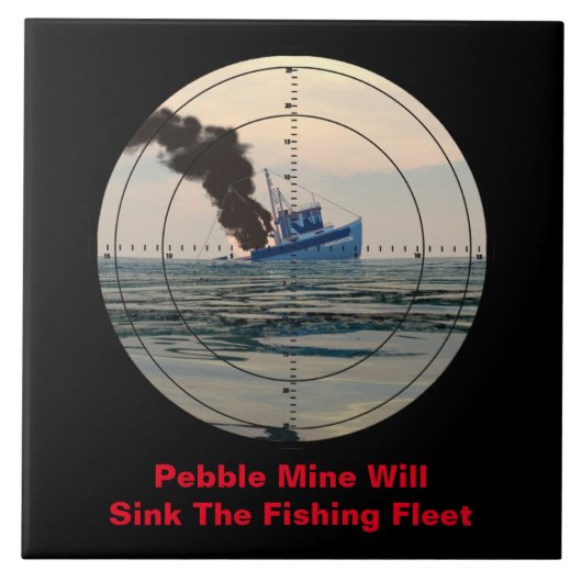 U-29 - Stop met pekelmijn Tegeltje (Voorkant)