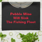 U-29 - Stop met pekelmijn Theedoek (Gevouwen)