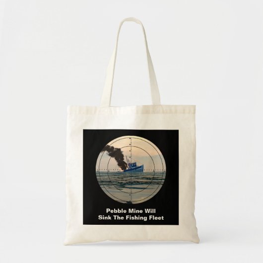 U-29 - Stop met pekelmijn Tote Bag (Voorkant)