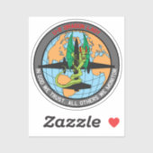 U-2 Dragon Lady Insignia Sticker (Vel)