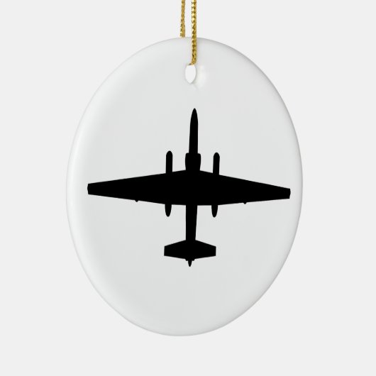 U-2 Dragon Lady Keramisch Ornament (Rechts)