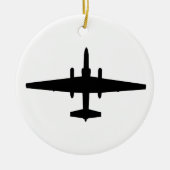 U-2 Dragon Lady Keramisch Ornament (Voorkant)