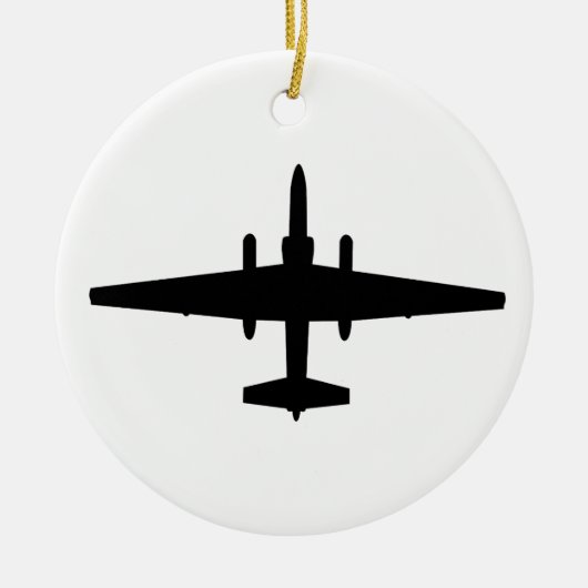 U-2 Dragon Lady Keramisch Ornament (Voorkant)