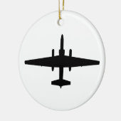 U-2 Dragon Lady Keramisch Ornament (Links)