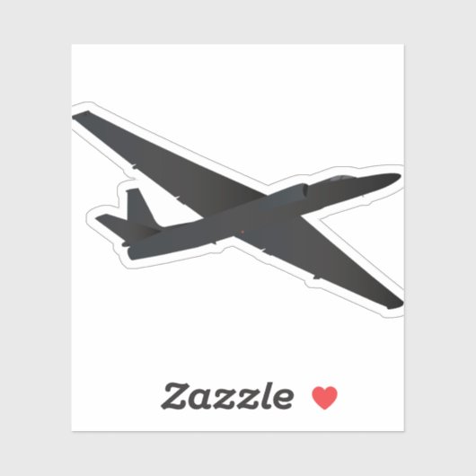 U-2 Dragon Lady Reconnaissance Vliegtuig Sticker (Vel)