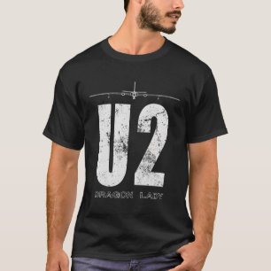 U-2 Dragon Lady Spy Vliegtuig T-shirt
