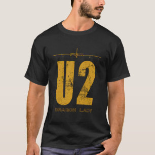 U-2 Dragon Lady Spy Vliegtuig T-shirt