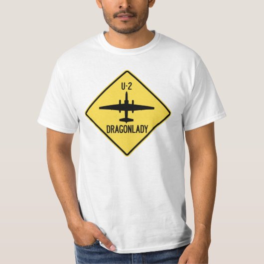 U-2 Dragonlady Attentie T-shirt (Voorkant)