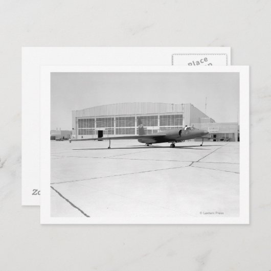 U-2 spionagevlak met Fictious NASA-markeringen Briefkaart (Voorkant / Achterkant)