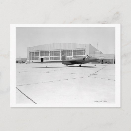 U-2 spionagevlak met Fictious NASA-markeringen Briefkaart (Voorkant)