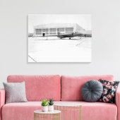 U-2 spionagevlak met Fictious NASA-markeringen Canvas Afdruk (Insitu (Woonkamer))