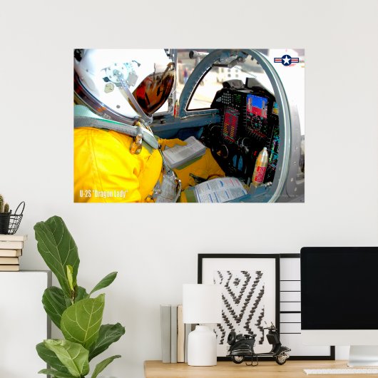 U-2S DRAGON LADY POSTER (Thuiskantoor)