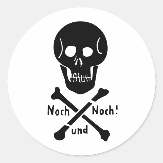 U-753 RONDE STICKER (Voorkant)