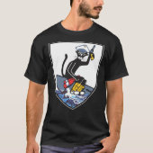 U-953 Unterseeboot Badge - U-Boot (Schone stijl) C T-shirt (Voorkant)