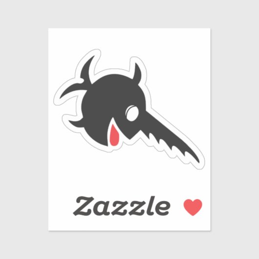 U-96 Embleem - De lachende zwaardvis Sticker (Vel)