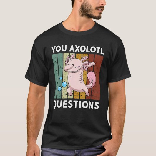 U Axolotl vraagt uw Kinder jeugd T-shirt (Voorkant)