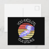 U axolotl vragen briefkaart (Voorkant / Achterkant)