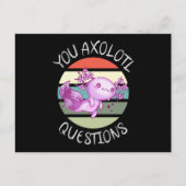 U axolotl vragen briefkaart (Voorkant)