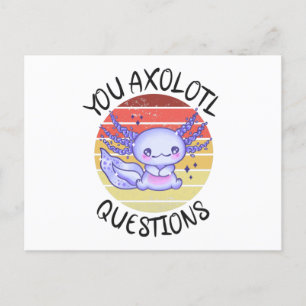 U axolotl vragen briefkaart