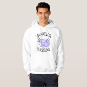 U axolotl vragen hoodie (Voorkant volledig)