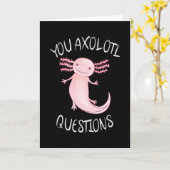 U axolotl vragen kaart (Gele Bloem)