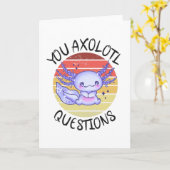 U axolotl vragen kaart (Gele Bloem)