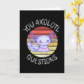 U axolotl vragen kaart (Gele Bloem)